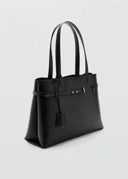 Bolso M Dahlia Negro Talla 99 Mujer Mango