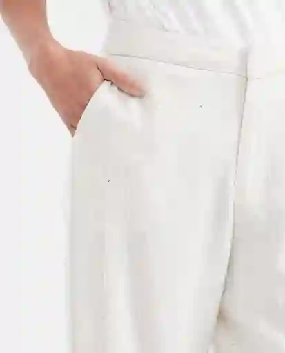 Pantalón Striped Wide Leg Crudo Abedul Claro T 8 Chevignon