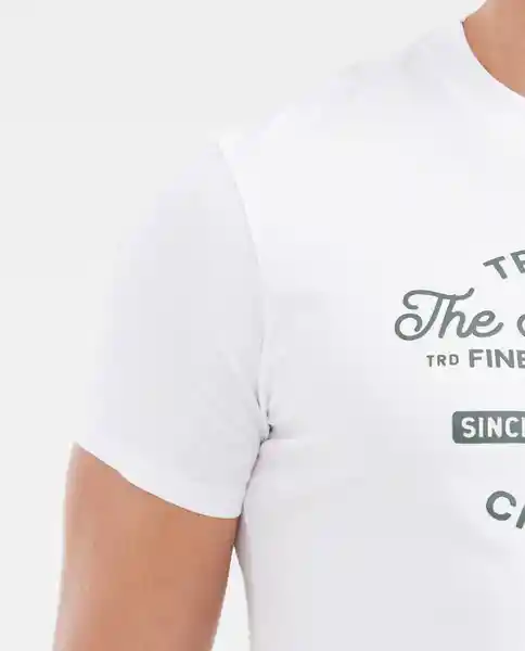 Camiseta Fine Clothing Masculino Blanco 0 Claro T XXL Chevignon