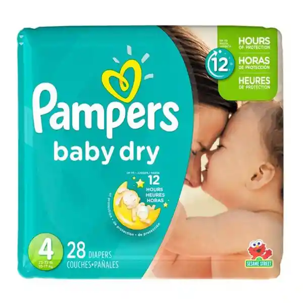 Pampers Pañal Baby Dry Etapa 4