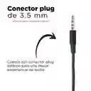 Miniso Audífonos de Cable Clásico Negro 1.2 m