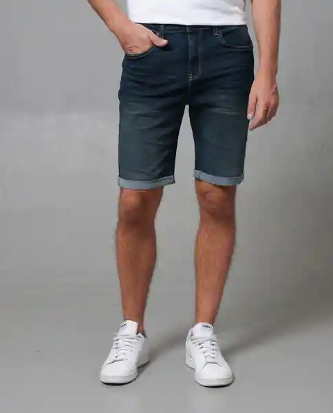 Bermuda Hombre Azul Talla 38 153G001_AZU194024 Rifle