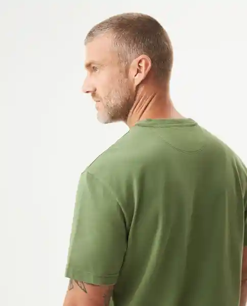 Camiseta Chain Graphic Verde Loden Oscuro Talla XS Chevignon