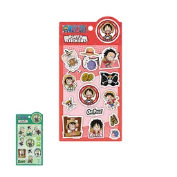 Sticker Zoro y Luffy Serie One Piece Miniso