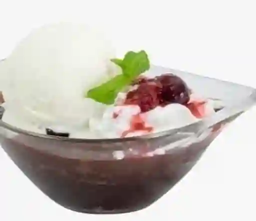 Brownie con Helado