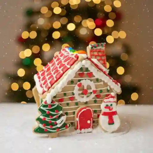 Kit de casa de jengibre para decorar