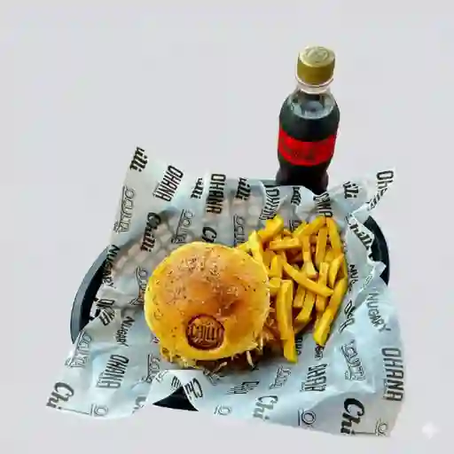 Combo hamburguesa americana