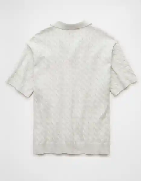 Suéter Tejido Hombre Gris Talla MEDIUM 2086092 American Eagle