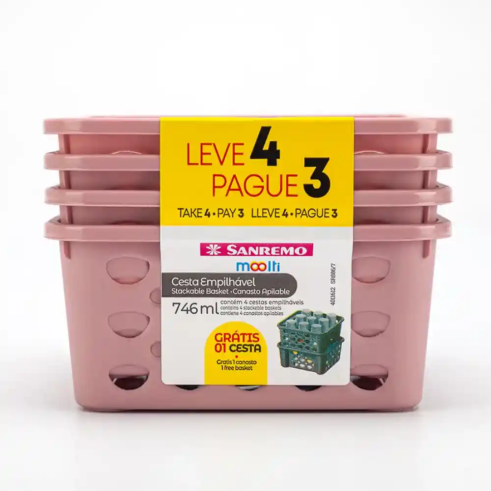 Bettanin Canastillas Rosa mL Casar Fit Sr886/8 746