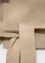 Chaqueta Sahara Piedra Talla L Mujer Mango