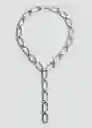 Collar Tiffany Plata Talla 99 Mujer Mango