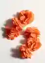 Pendientes Jazmin Naranja Talla 99 Mujer Mango