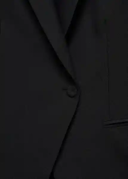 Blazer Americana Jordan Negro Talla L Mujer Mango