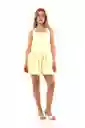 Vestido Corto Miuccia Amarillo Talla XS Mercedes Campuzano