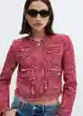 Chaqueta Siena Fucsia Talla S Mujer Mango