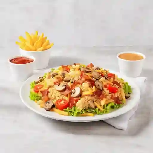 POLLO CON CHAMPIÑONES