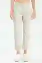 Pantalón Lhuna Color Gris Pastel Talla 12 Ragged