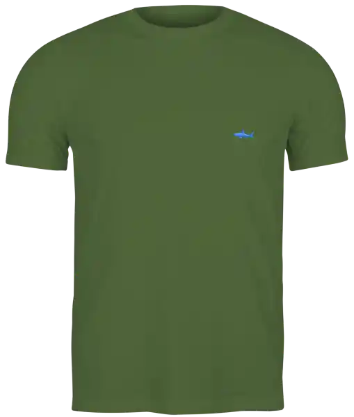 Camiseta Hombre Verde Oliva Talla L Salvador Beachwear