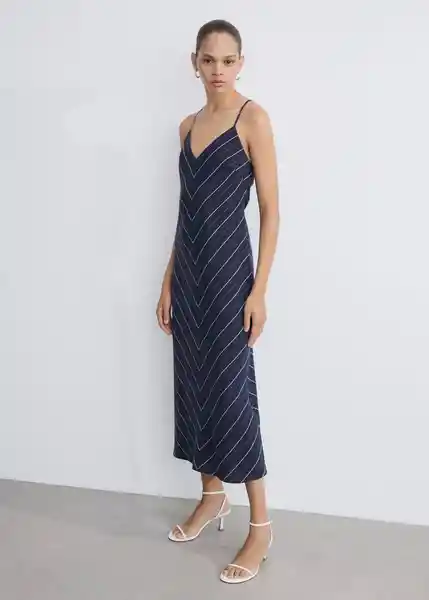 Vestido Graciela Marino Talla XL Mujer Mango