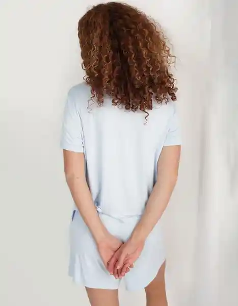 Pijama Aerie Azul Talla LARGE 1416461 American Eagle