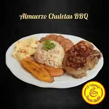 Chuleta a la Bbq