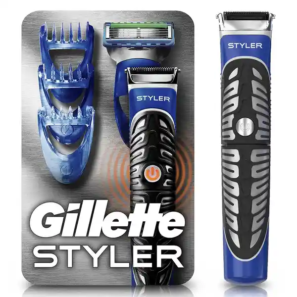 Gillette Afeitadora Eléctrica Styler Barba y Cuerpo + Cartucho