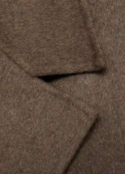 Abrigo Picarol Topo Talla L Mujer Mango