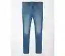 Jean Skinny Hombre Azul Talla 38 x 32 American Eagle