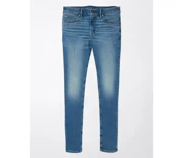 Jean Skinny Hombre Azul Talla 38 x 32 American Eagle