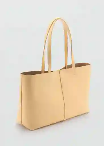 Bolso M Manu Amarillo Pastel Talla 99 Mujer Mango