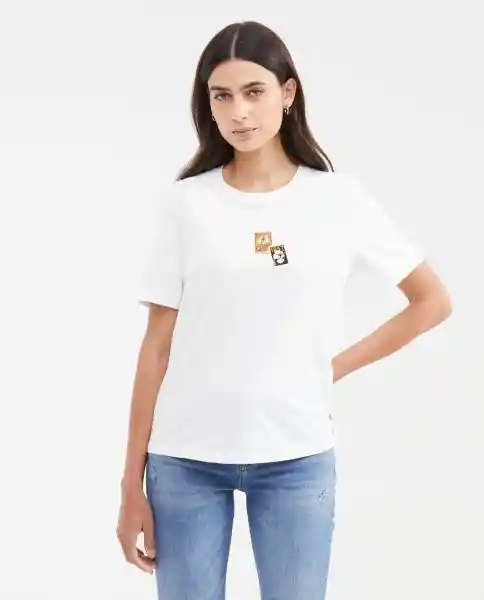 Camiseta Graphic Crudo Pristino Claro Talla S Chevignon