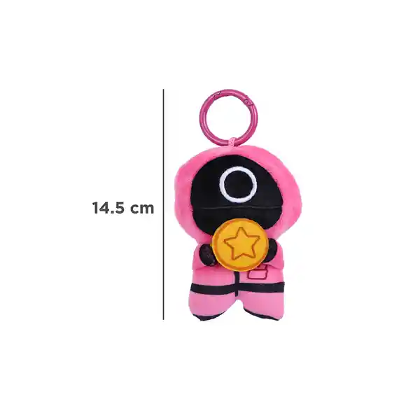 Llavero Guardia Rojo Juego Del Calamar Serie Miniso