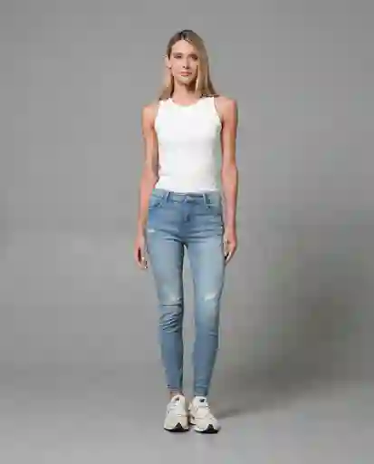 Jean Mujer Azul 4 232G007_AZU144306 Rifle