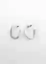 Pendientes Thalia Plata Talla 99 Mujer Mango