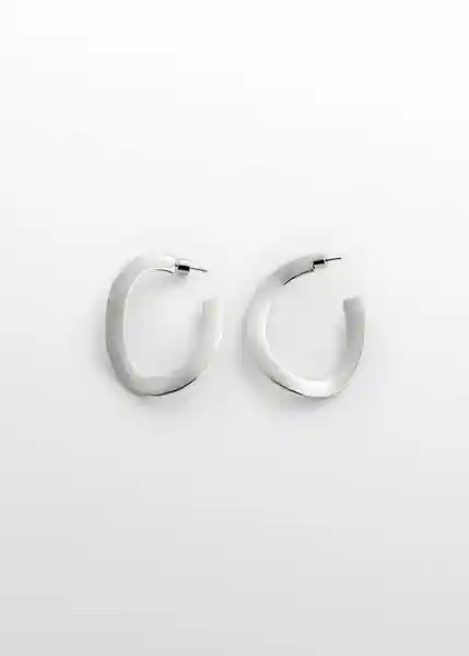 Pendientes Thalia Plata Talla 99 Mujer Mango