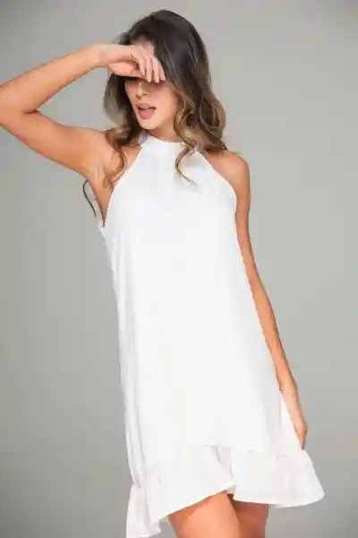 Vestido Onega Color Blanco Crudo Talla XL Ragged