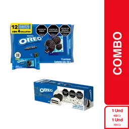 Combo Oreo Fudge White 131 g + Oreo Regular