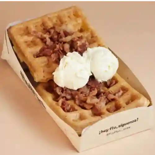 Waffle Baconcream
