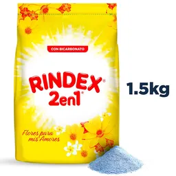 Detergente Rindex Flores Para Mis Amores 1.5 kg