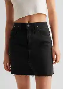 Falda Skirtn Negro Talla 18 Teen Niñas Mango