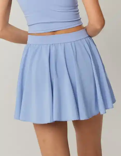 Falda Aerie Azul Talla: MEDIUM 1568412 American Eagle