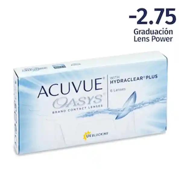 Acuvue Oasys Formula: -2.75 Acuvue® Oasys® Con Hydraclear® Plus