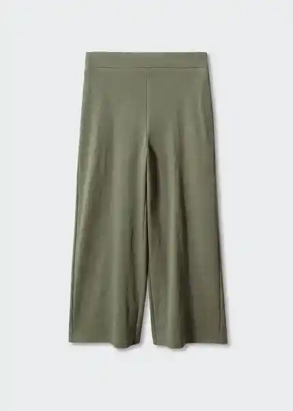 Pantalón Cintia Khaki Talla 18 Mujer Mango