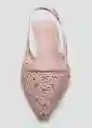 Zapatos Emond Nude Talla 37 Mujer Mango