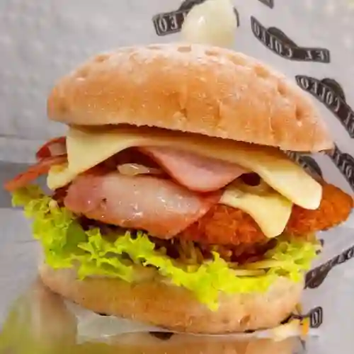 Hamburguesa Apanada