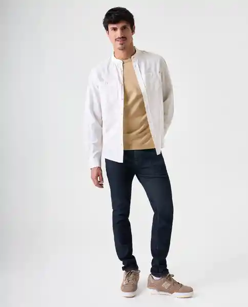 Camisa Hombre Crudo Talla XS 812G500_CRU120105 Americanino