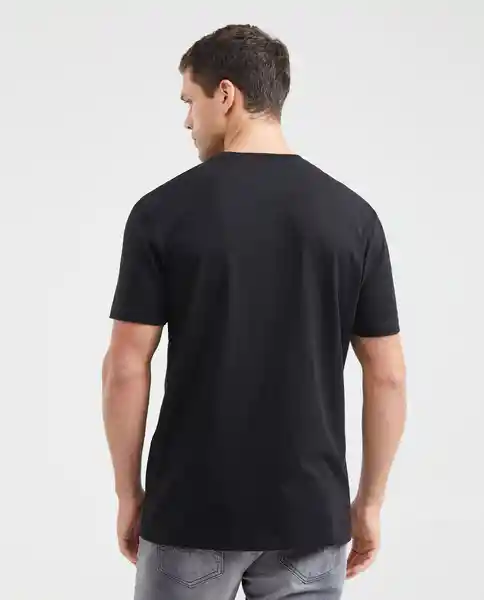 Camiseta Authentic Negro Sombrío Ultra Oscuro T. M Chevignon