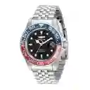 Invicta Reloj Acero Hombre Plata Rojo y Azul 34102