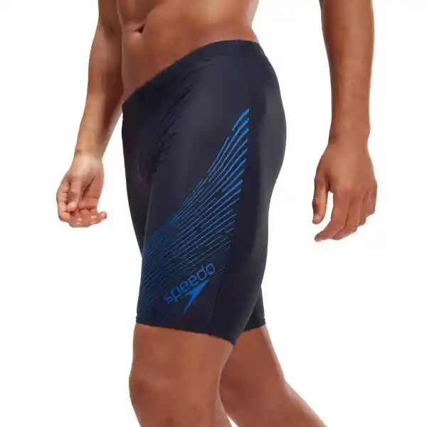 Pantalón Baño Medlet Logo Jammer Amarillo Navy/Blue 30 Speedo