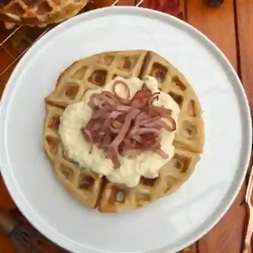 Waffles de Jamon y Queso